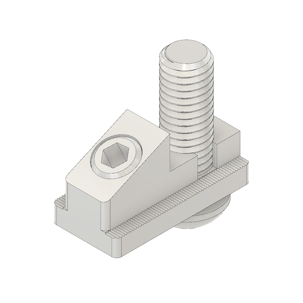 41-002-2 MODULAR SOLUTIONS PROFILE FASTENER<br>SPEEDLOCK HIDDEN PROFILE CONNECTOR C - W/ T40 TORX